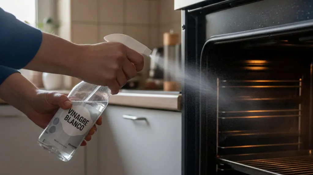 Weißweinessig in den ausgeschalteten Ofen sprühen: wann und wofür?